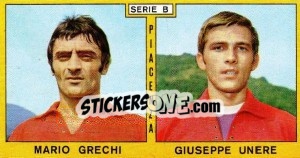 Sticker Grechi / Unere - Calciatori 1969-1970 n. 366 - Panini
