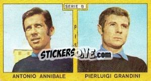 Sticker Annibale / Grandini - Calciatori 1969-1970 n. 371 - Panini