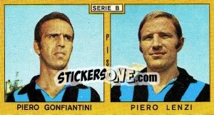 Sticker Gonfiantini / Lenzi - Calciatori 1969-1970 n. 373 - Panini