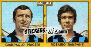 Figurina Piaceri / Rampanti - Calciatori 1969-1970 - Panini