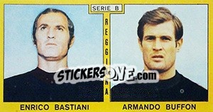 Sticker Bastiani / Buffon - Calciatori 1969-1970 n. 377 - Panini