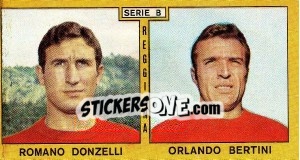 Sticker Donzelli / Bertini - Calciatori 1969-1970 - Panini