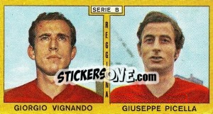 Sticker Vignando / Picella - Calciatori 1969-1970 n. 380 - Panini