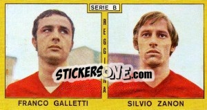 Sticker Galletti / Zanon - Calciatori 1969-1970 n. 382 - Panini