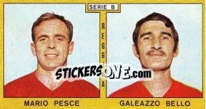 Cromo Pesce / Bello - Calciatori 1969-1970 - Panini
