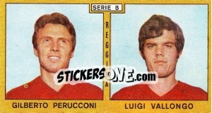 Cromo Perucconi / Vallongo - Calciatori 1969-1970 - Panini