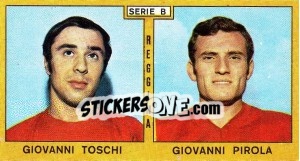 Sticker Toschi / Pirola - Calciatori 1969-1970 n. 388 - Panini