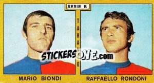 Sticker Biondi / Rondoni - Calciatori 1969-1970 n. 390 - Panini