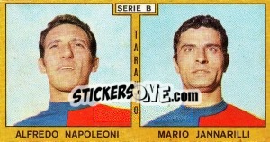 Sticker Napoleoni / Jannarilli - Calciatori 1969-1970 n. 391 - Panini