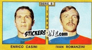 Sticker Casini / Romanzini - Calciatori 1969-1970 - Panini