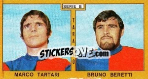 Cromo Tartari / Benedetti - Calciatori 1969-1970 - Panini