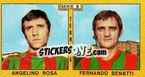 Sticker Rosa / Benatti - Calciatori 1969-1970 n. 396 - Panini