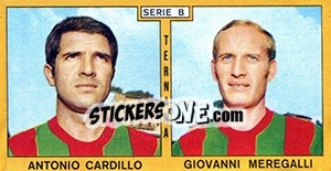 Sticker Cardillo / Meregalli - Calciatori 1969-1970 n. 400 - Panini