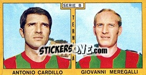 Figurina Cardillo / Meregalli - Calciatori 1969-1970 - Panini