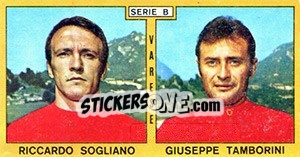 Sticker Sogliano / Tamborini - Calciatori 1969-1970 n. 404 - Panini