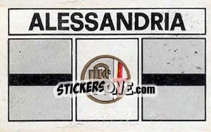 Sticker Scudetto Alessandria - Calciatori 1969-1970 - Panini