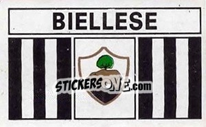 Sticker Scudetto Biellese - Calciatori 1969-1970 - Panini