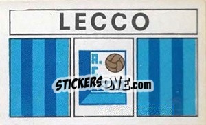 Sticker Scudetto Lecco - Calciatori 1969-1970 - Panini