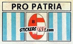 Sticker Scudetto Pro Patria - Calciatori 1969-1970 n. 416 - Panini