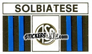 Cromo Scudetto Solbiatese - Calciatori 1969-1970 - Panini