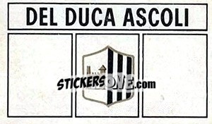 Figurina Scudetto Ascoli