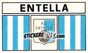 Cromo Scudetto Entella - Calciatori 1969-1970 - Panini