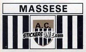 Sticker Scudetto Massese - Calciatori 1969-1970 - Panini