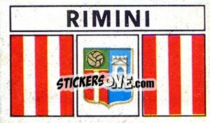 Sticker Scudetto Rimini - Calciatori 1969-1970 - Panini