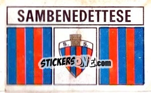 Sticker Scudetto Sambenedettese - Calciatori 1969-1970 - Panini