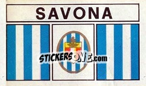 Sticker Scudetto Savona - Calciatori 1969-1970 - Panini