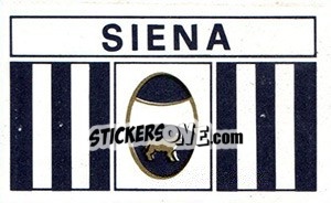 Sticker Scudetto Siena - Calciatori 1969-1970 - Panini
