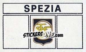Sticker Scudetto Spezia - Calciatori 1969-1970 - Panini
