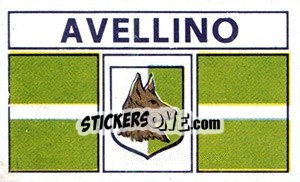 Sticker Scudetto Avellino - Calciatori 1969-1970 - Panini