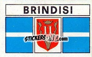 Sticker Scudetto Brindisi - Calciatori 1969-1970 - Panini