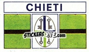 Cromo Scudetto Chieti - Calciatori 1969-1970 - Panini