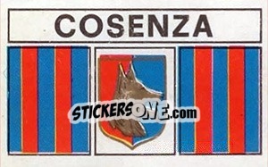 Cromo Scudetto Cosenza - Calciatori 1969-1970 - Panini