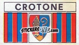 Cromo Scudetto Crotone - Calciatori 1969-1970 - Panini