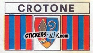 Figurina Scudetto Crotone