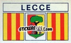 Sticker Scudetto Lecce - Calciatori 1969-1970 - Panini