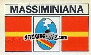 Figurina Scudetto Massiminiana - Calciatori 1969-1970 - Panini