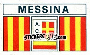 Cromo Scudetto Messina - Calciatori 1969-1970 - Panini