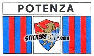 Sticker Scudetto Potenza - Calciatori 1969-1970 - Panini