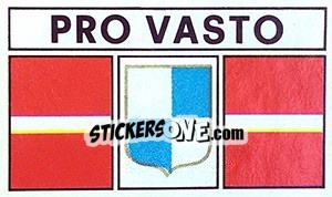 Figurina Scudetto Pro Vasto - Calciatori 1969-1970 - Panini
