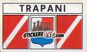 Sticker Scudetto Trapani - Calciatori 1969-1970 - Panini