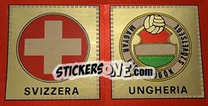 Cromo Scudetto Svizzera / Ungheria