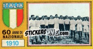 Sticker Italia Nazionale (1910)