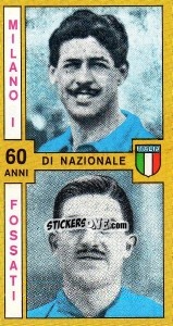 Sticker Milano I / Fossati - Calciatori 1969-1970 - Panini