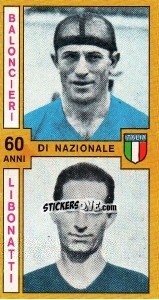 Figurina Baloncieri / Libonatti - Calciatori 1969-1970 - Panini