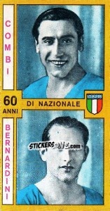 Figurina Combi / Bernardini - Calciatori 1969-1970 - Panini