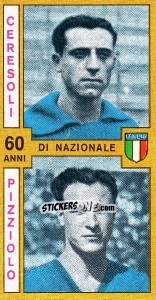 Sticker Ceresoli / Pizziolo - Calciatori 1969-1970 n. 483 - Panini